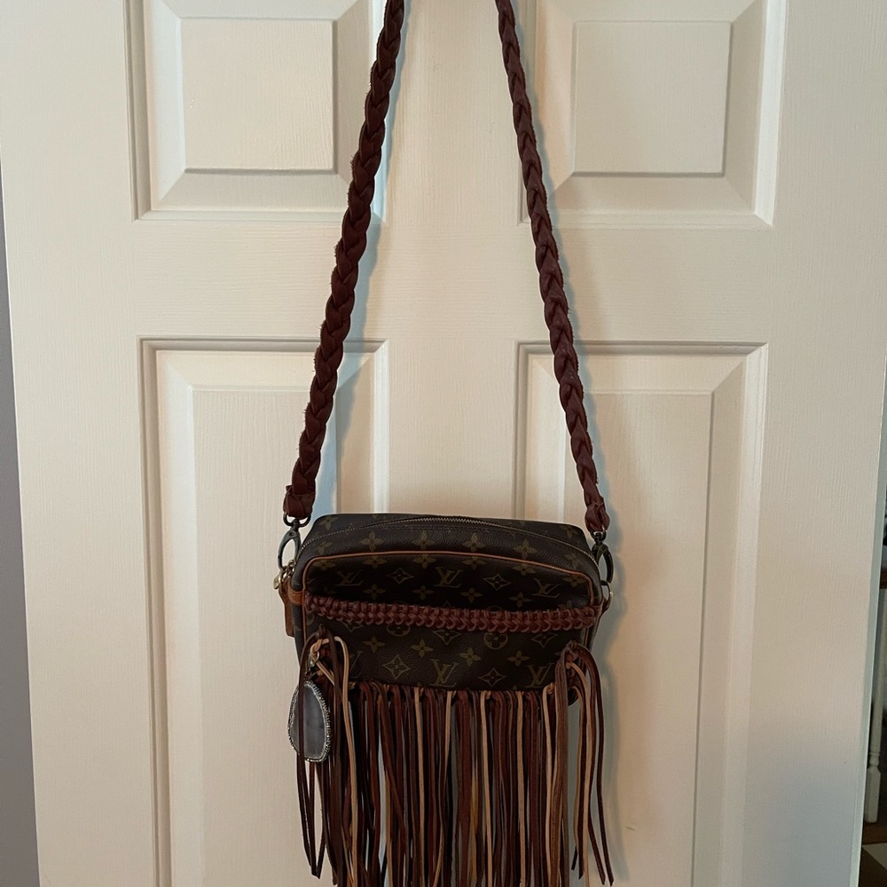 Vintage Boho Louis Vuitton Crossbody Bag